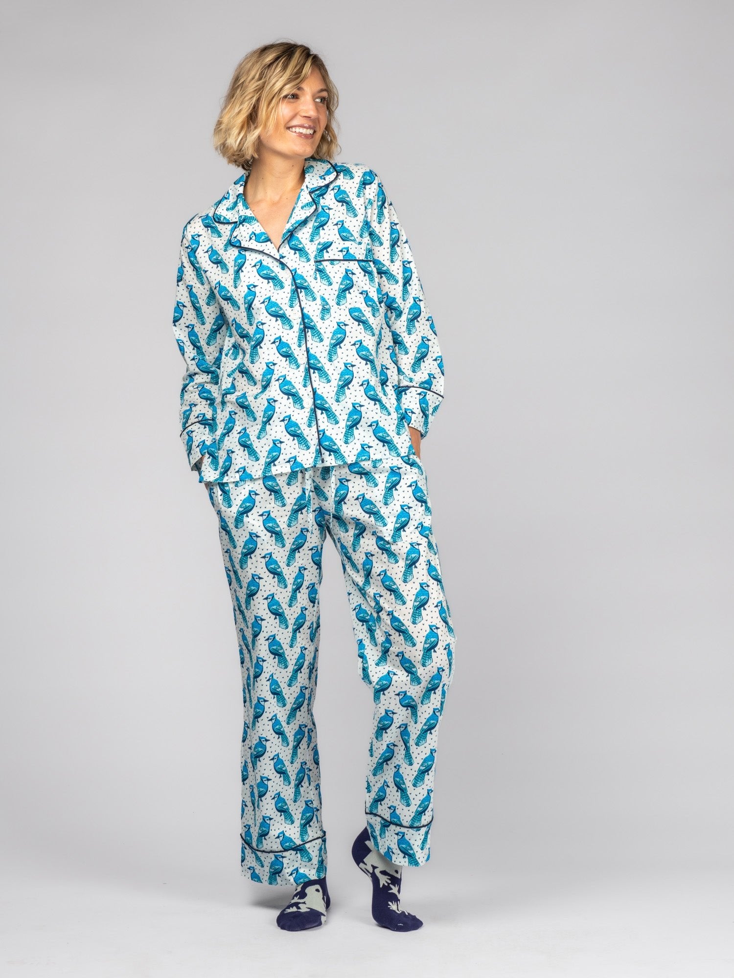 JOSEPHINE pajama set Blue Jays – Lesley Evers