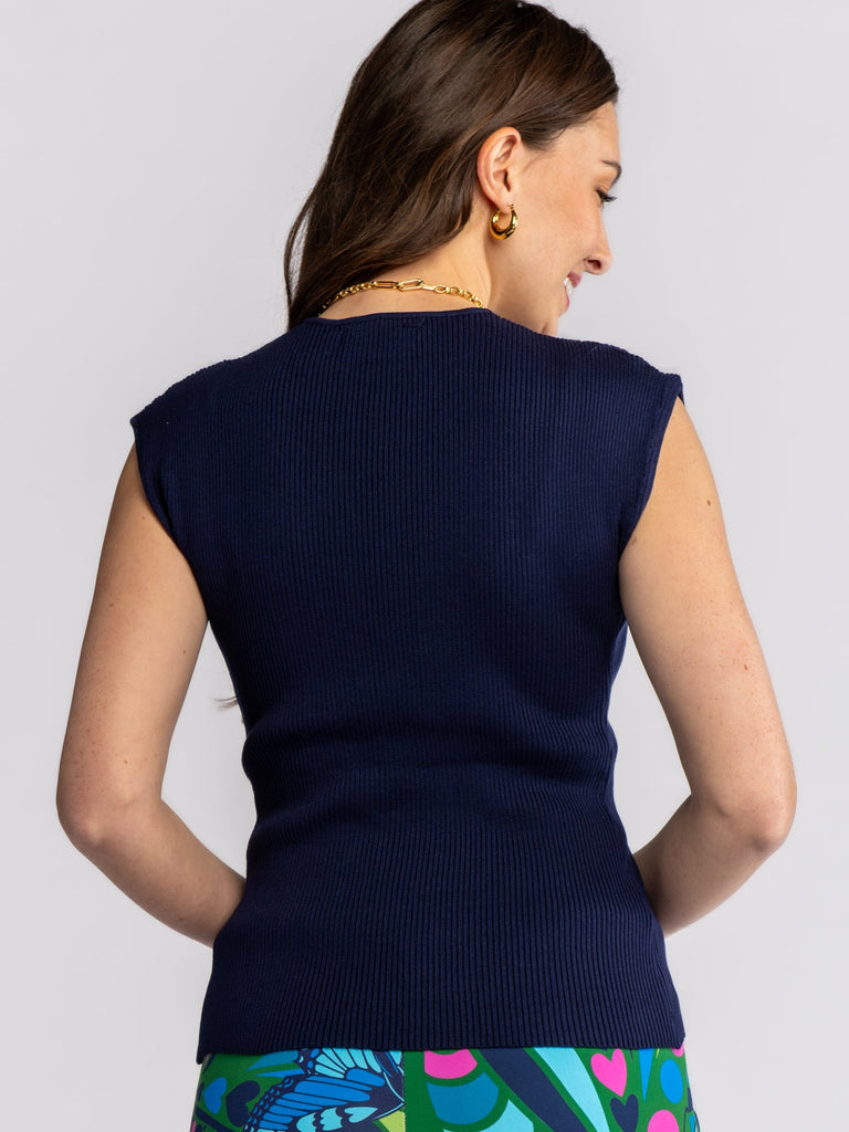 JOY top Navy - Lesley Evers-Best Seller-Shop-Shop/All Products
