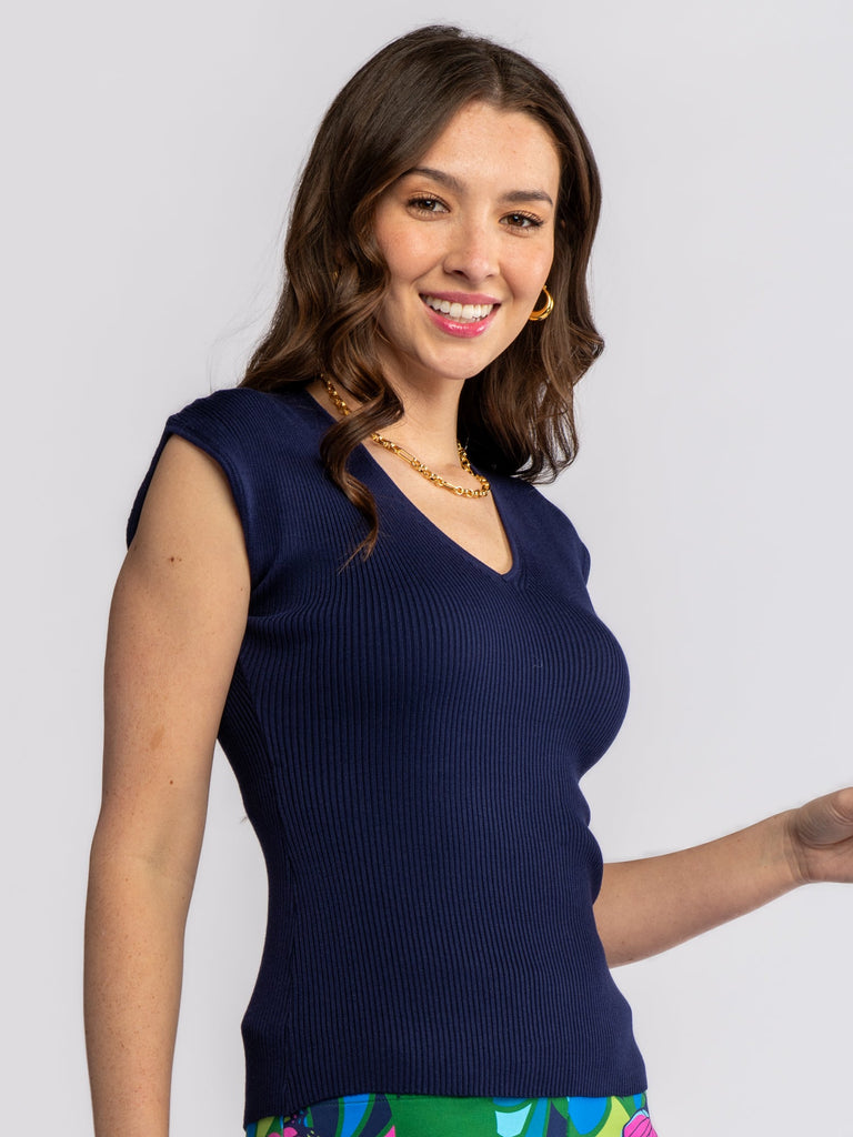 JOY top Navy - Lesley Evers-Best Seller-Shop-Shop/All Products