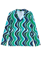 JUSTINE tee Green Wave - Lesley Evers-Shop-Shop/All Products-Shop/New Arrivals