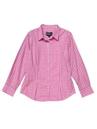 KATHRYN blouse Pink Gingham - Lesley Evers-blouse-Gingham-gingham shirt
