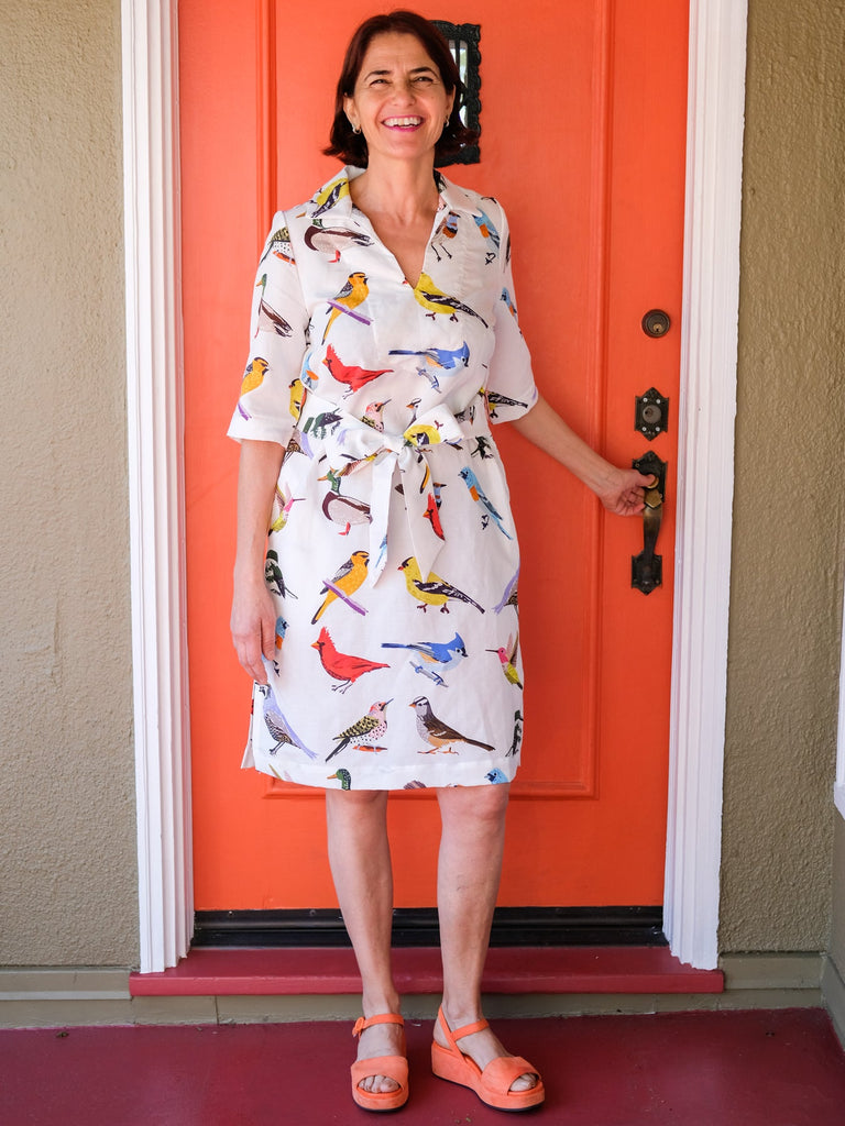 MADISON dress Birds - Lesley Evers-Best Seller-birds-Dress