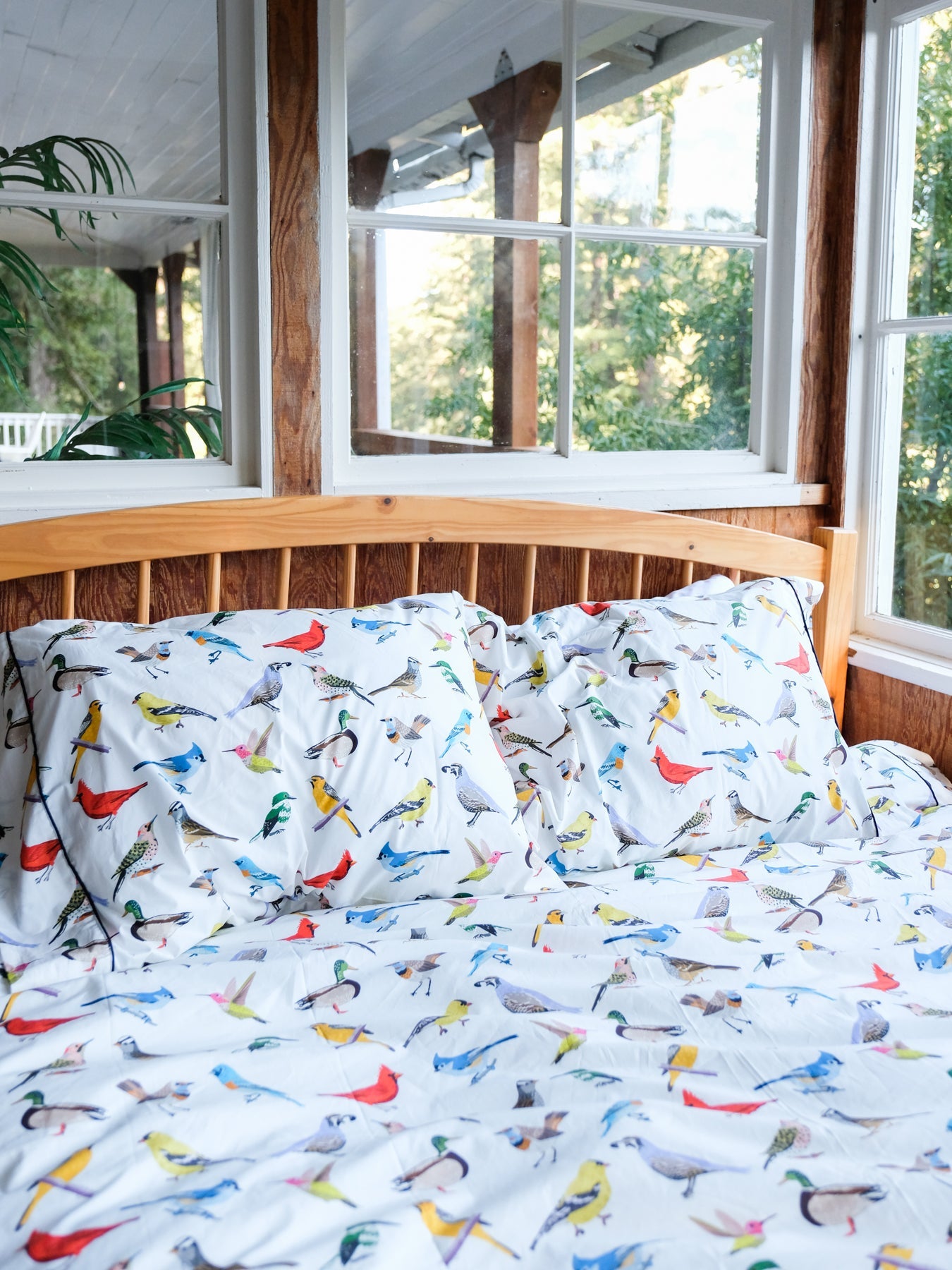 PILLOWCASE set Birds - Lesley Evers-Bedding-Bedroom-birds