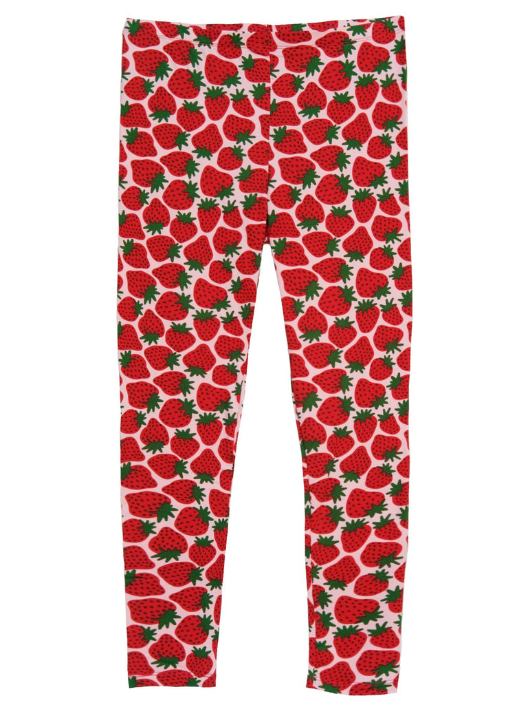 REESE legging Strawberries Pink - Lesley Evers-colorful leggings-legging-leggings