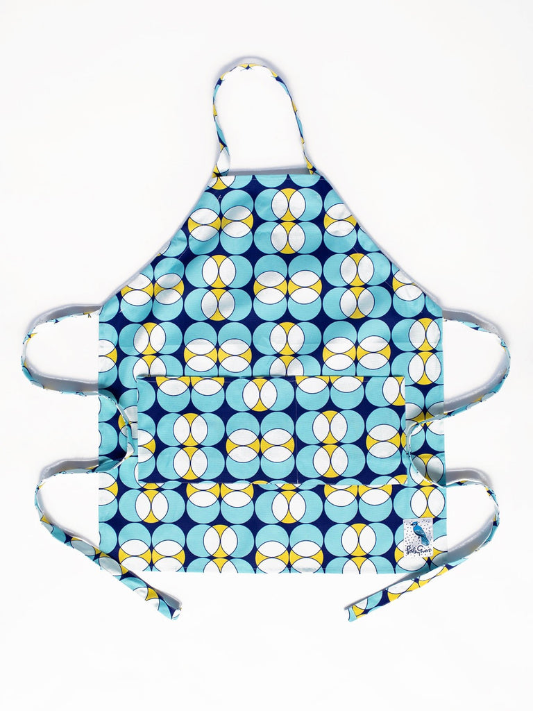 RENNIE apron Spyglass Blue - Lesley Evers-apron-aprons-Giftable