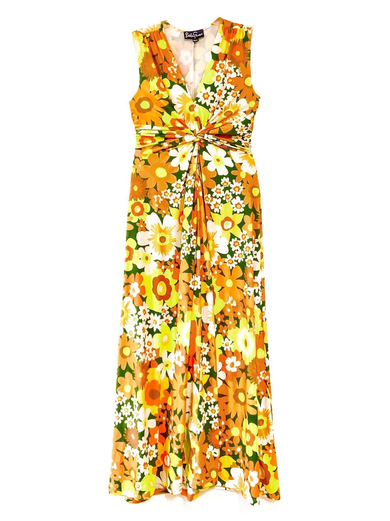 SIENNA Flower Power Yellow - Lesley Evers-Dress-Flower Power-Shop