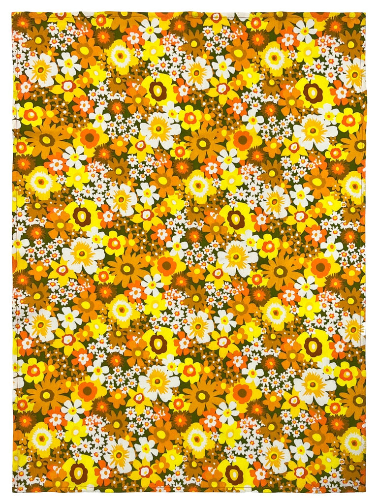 Yellow Flower Power Lady Dishtowel Set - Lesley Evers-dishtowel-Gifts-Home